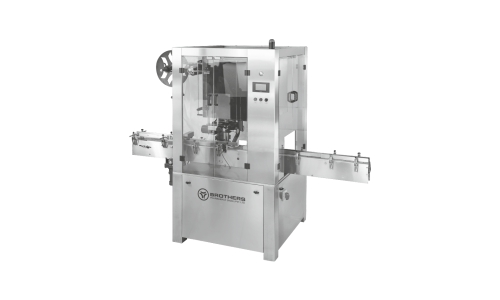 Automatic Shrink Sleeve Applicator with Shrink Tunnel